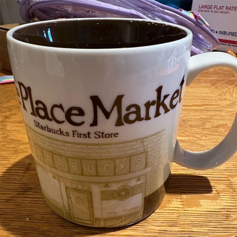 Starbucks Pike Place Market 2011 Collector's Edition Coffee Mug 16 oz